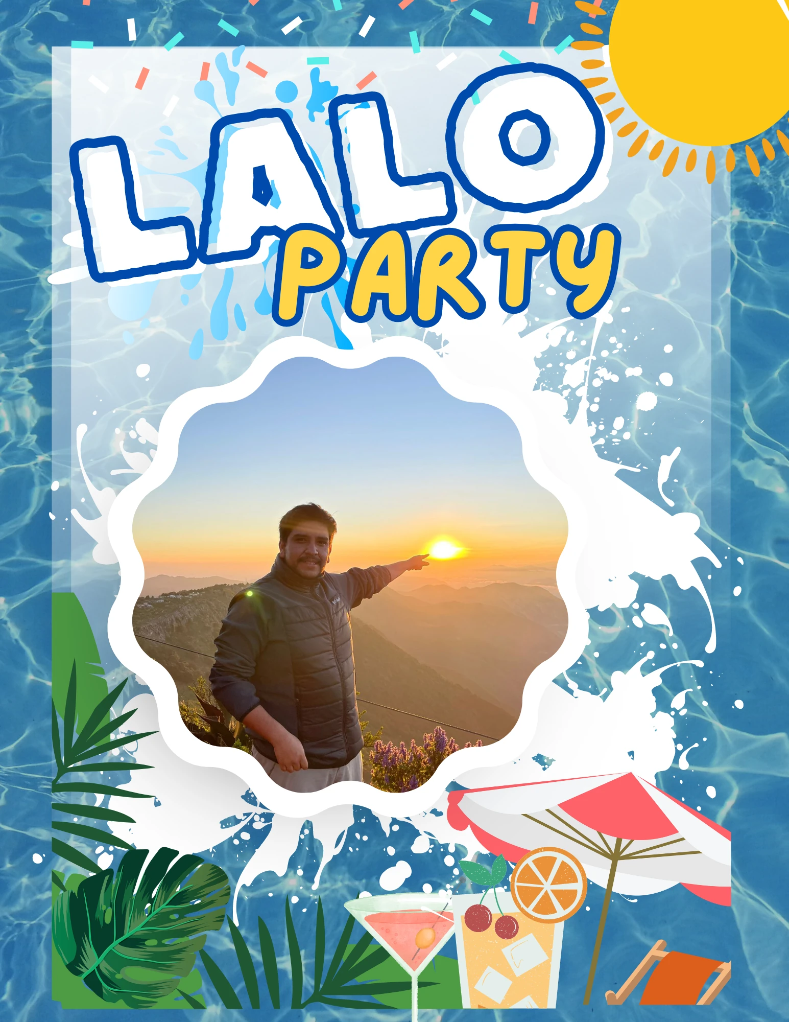 Imagen de la invitacion a la fiesta de Lalo